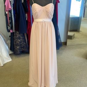 SORELLA VITA LIGHT PINK BRIDESMAID/PROM/SPECIAL OCCASION DRESS REMOVABLE STRAPS